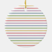 Eigen naam — Colorful Teacher Apprecits — cadeautj Keramisch Ornament (Achterkant)