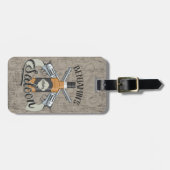 Eigen naam Cowboy Revolver Pistool Whiskey Saloon Bagagelabel (Voorkant horizontaal)