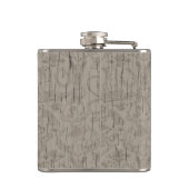 Eigen naam Cowboy Revolver Pistool Whiskey Saloon Heupfles (Achterkant)