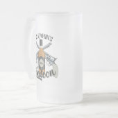 Eigen naam Cowboy Revolver Pistool Whiskey Saloon Matglas Bierpul (Voorkant links)