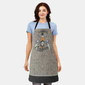 Eigen naam Cowboy Revolver Pistool Whiskey Saloon Schort (Gedragen)