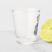 Eigen naam Cowboy Revolver Pistool Whiskey Saloon Shot Glas (Links)