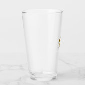 Eigen Naam Creatieve Trendy Gouden Kleur Script Glas (Rechts)