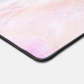 Eigen naam crème en meisjesachtig Paars en roze Un Bureaumat (Hoek)