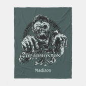 Eigen naam deadMONTON-dekens Fleece Deken (Voorkant)