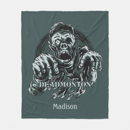 Eigen naam deadMONTON-dekens Fleece Deken (Voorkant)