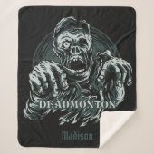 Eigen naam DEADMONTON-dekens Sherpa Deken (Voorkant)