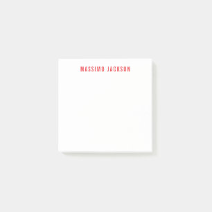 Eigen Naam Decoratief Chic Eenvoudig Eenvoudig Roo Post-it® Notes