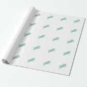 Eigen Naam Decoratieve Chic Eenvoudig Eenvoudig Bl Cadeaupapier (Uitgerold)
