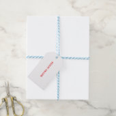 Eigen Naam Decoratieve Chic Eenvoudig Eenvoudig Ro Cadeaulabel (Met Touw)