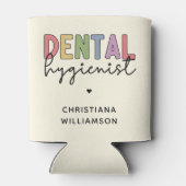 Eigen naam Dental Hygienist RDH-cadeautjes Blikjeskoeler (Achterkant)