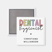 Eigen naam Dental Hygienist RDH-cadeautjes Magneet (Voorkant / Achterkant)