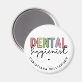 Eigen naam Dental Hygienist RDH-cadeautjes Magneet (Voorkant / Achterkant)