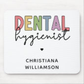 Eigen naam Dental Hygienist RDH-cadeautjes Muismat (Voorkant)