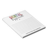 Eigen naam Dental Hygienist RDH-cadeautjes Notitieblok (Schuin)