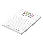 Eigen naam Dental Hygienist RDH-cadeautjes Notitieblok (Linkerzijde)
