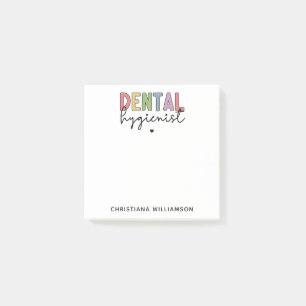 Eigen naam Dental Hygienist RDH-cadeautjes Post-it® Notes