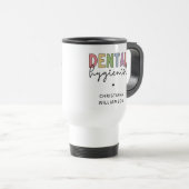 Eigen naam Dental Hygienist RDH-cadeautjes Reisbeker (Voorkant rechts)