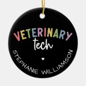 Eigen naam diergezondheidstechnologie | Vettechnic Keramisch Ornament (Voorkant)