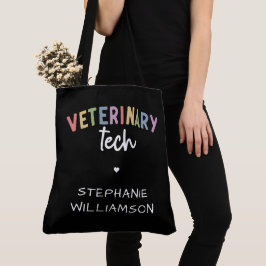 Eigen naam diergezondheidstechnologie | Vettechnic Tote Bag