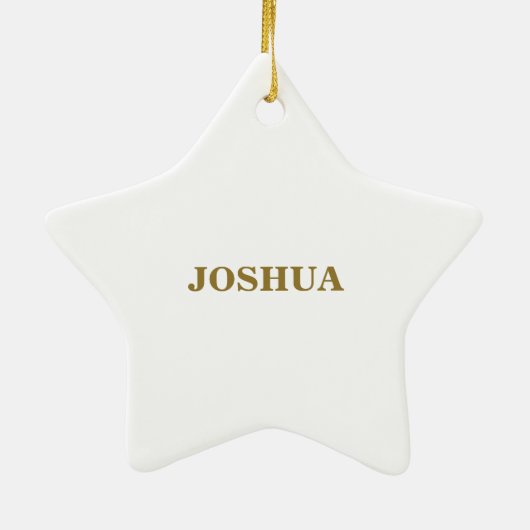 Eigen naam Eerste Heilige Communistische Gouden Ki Keramisch Ornament (Achterkant)