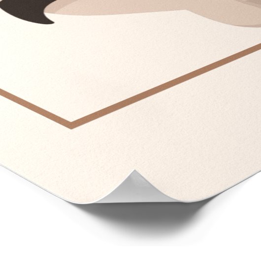 Eigen naam en geboortedag Egel Cartoon Dier Poster (Hoek)