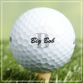 Eigen naam en Initiaal monogrammed Golf Balls Golfballen