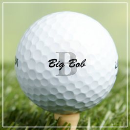 Eigen naam en Initiaal monogrammed Golf Balls Golfballen