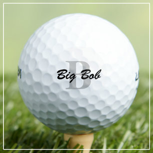 Eigen naam en Initiaal monogrammed Golf Balls Golfballen