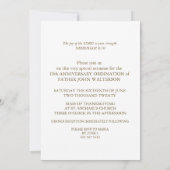 Eigen naam en jaar, 70e Jubileum van Ordinatio Kaart (Achterkant)