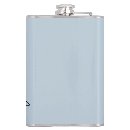 Eigen naam en kleur Fisher-kolf Heupfles (Achterkant)