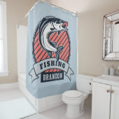 Eigen naam en kleur Vakgordijn voor douche Douchegordijn (In situ)