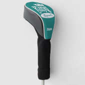 Eigen naam en kleurenkorf van Karaoke Golfheadcover (Schuin)