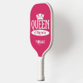 Eigen naam en kleurkoningin van Karaoke Pickleball Paddle (Links)