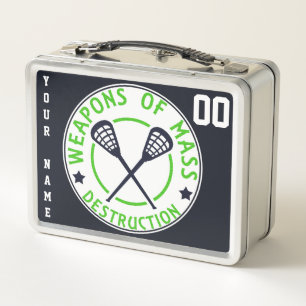 Eigen naam en nummer Lacrosse Lunch Box