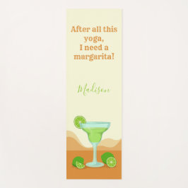 Eigen naam en tekst MARGARITA-yoga-mat Yogamat