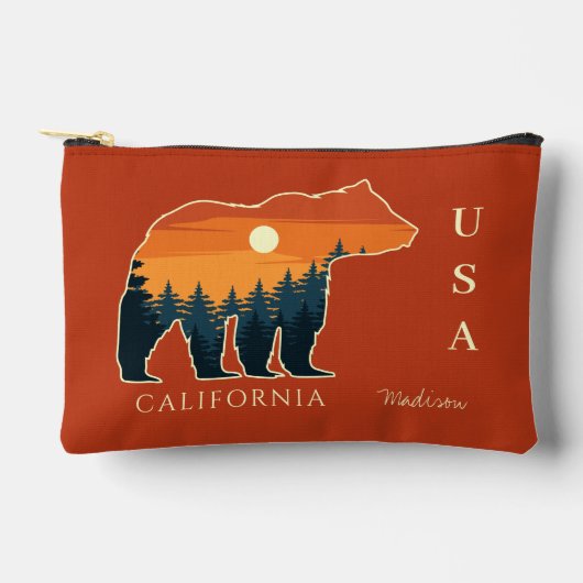 Eigen naam en tekstbos Beer Etui (Voorkant)