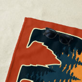 Eigen naam en tekstbos Beer Strandlaken (In situ)