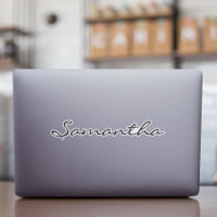 Eigen naam Etiket voor geïsoleerde tiumbler decal-