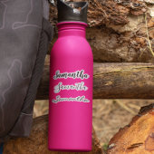 Eigen naam Etiket voor geïsoleerde tiumbler decal- Sticker