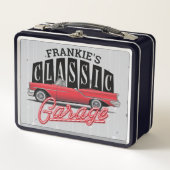 Eigen naam Faux Neon 1950 Classic Car Garage (Voorkant)