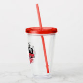 Eigen naam Faux Neon 1950 Classic Car Garage Acryl Drinkbeker (Links)