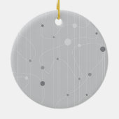 Eigen naam Faux Neon 1950 Classic Car Garage Keramisch Ornament (Achterkant)