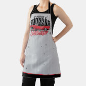 Eigen naam Faux Neon 1950 Classic Car Garage Schort (Insitu)