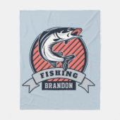 Eigen naam Fisher fleece dekens (Voorkant)