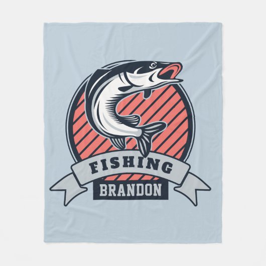 Eigen naam Fisher fleece dekens (Voorkant)