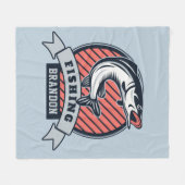 Eigen naam Fisher fleece dekens (Voorkant (Horizontaal))