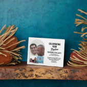 Eigen naam Foto ter viering van uw doop Fotoplaat (Zijkant)