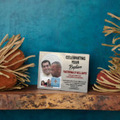 Eigen naam Foto ter viering van uw doop Fotoplaat (Zijkant)