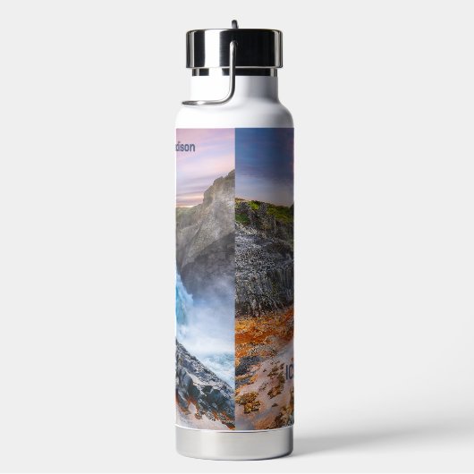 Eigen naam Geitafoss Waterfall, IJsland Waterfles (Rechts)